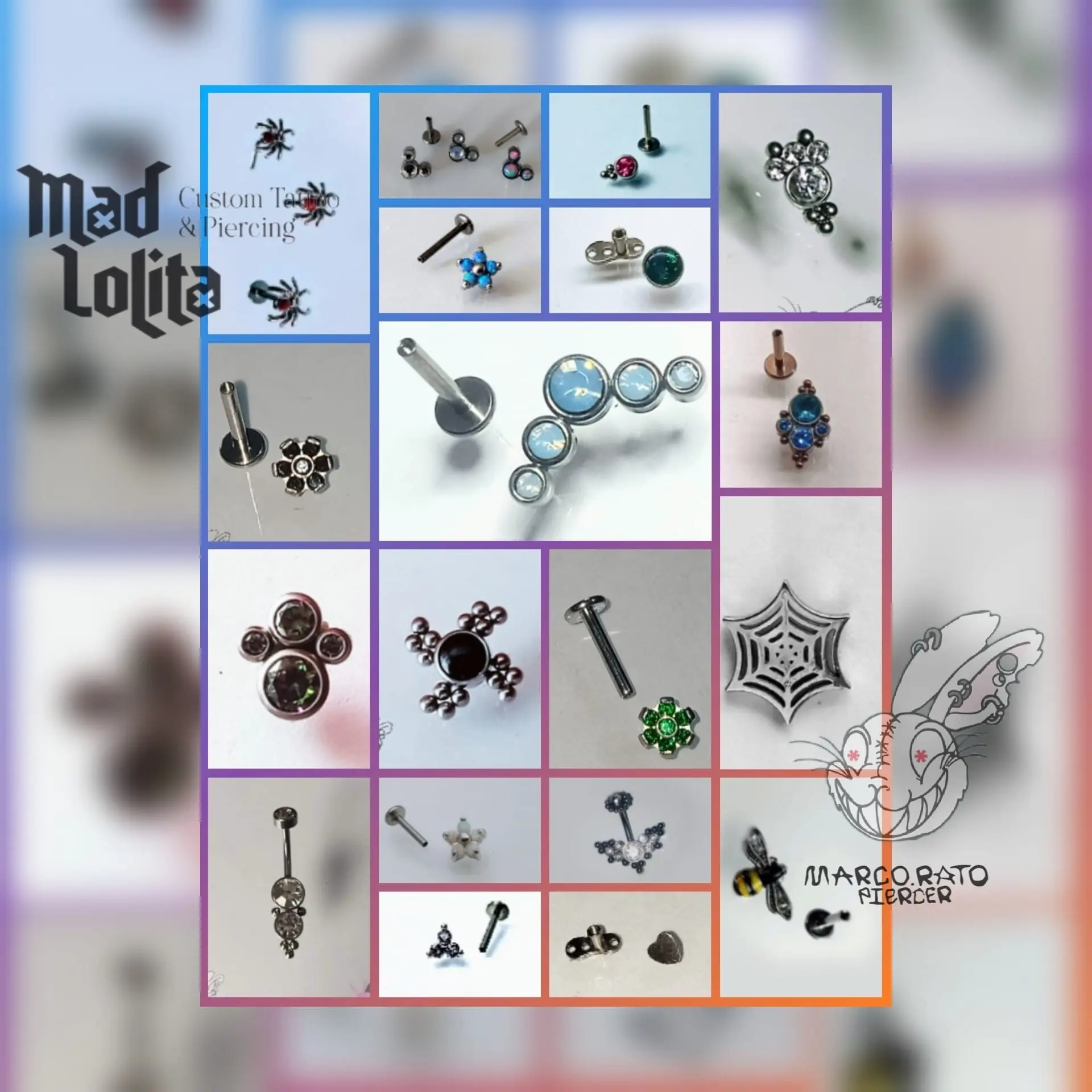 Joyería corporal seleccionada por Mad Lolita, pieza 2