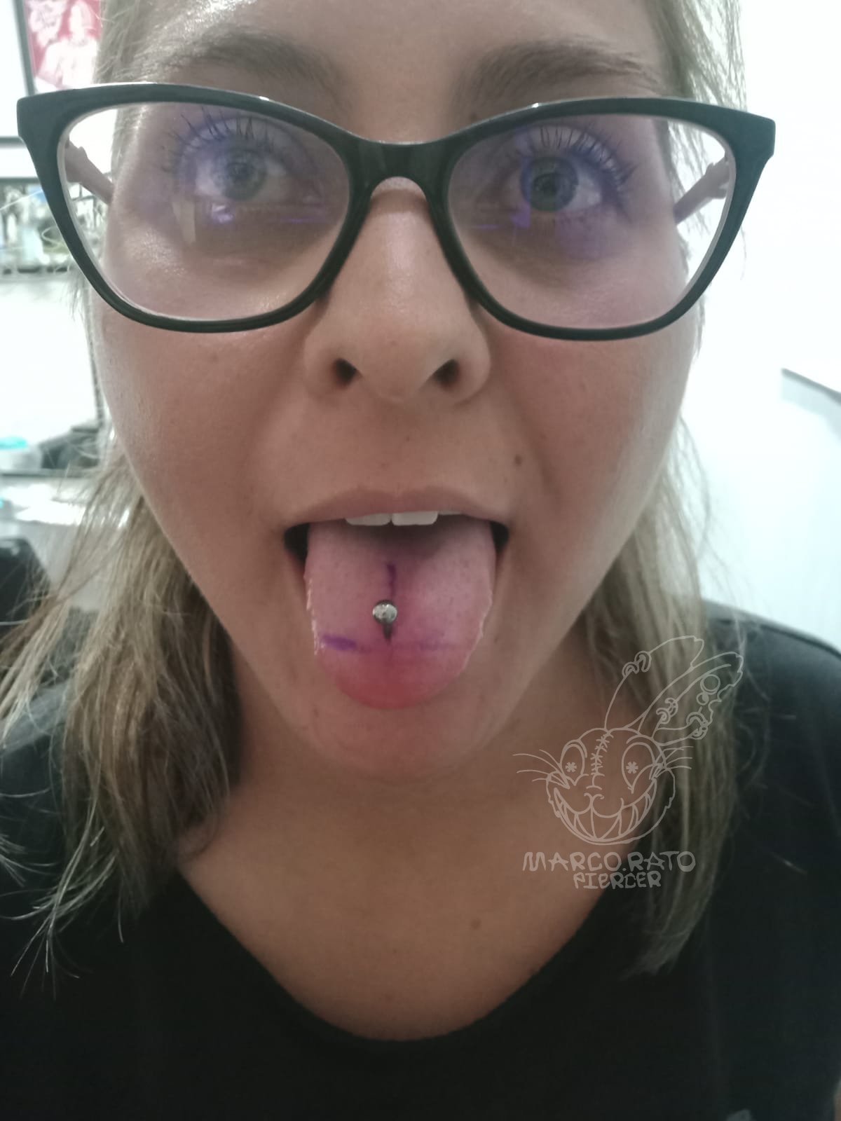Piercing en Lengua